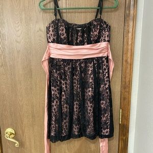 Cute black and light pink speechless dress